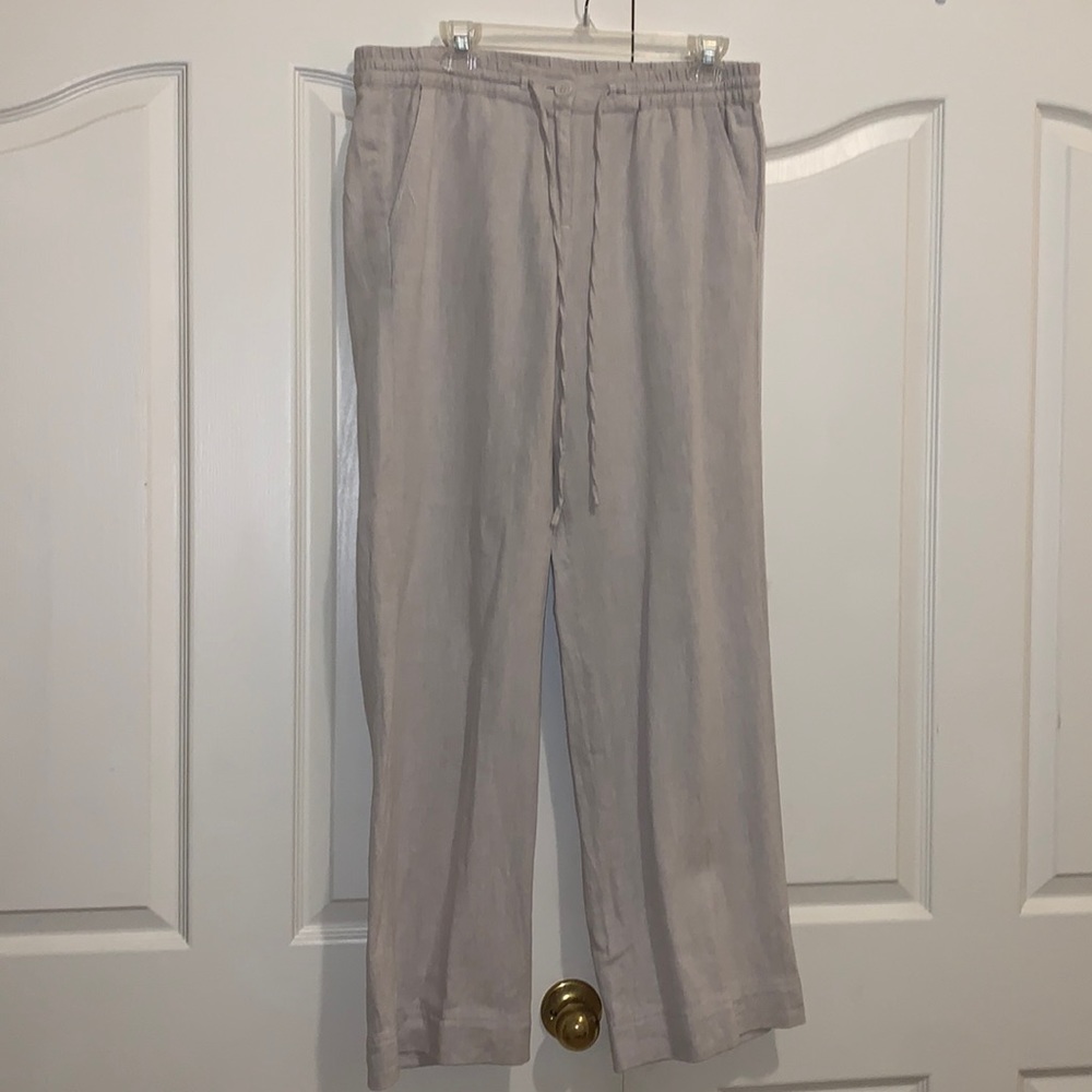 Talbots Linen pants 10